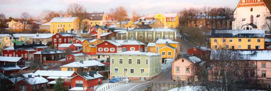 Porvoo is one of the six medieval towns of Finland, and is a popular tourist destination
